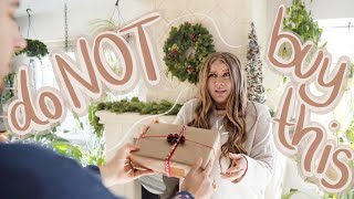 holiday gifts you should NEVER BUY // gifts that are not worth your money (eco-minimalism)