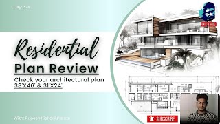 Architectural Plan Review LIVE 🔴 | 38'x46' \u0026 31'x24' House Design Concepts Explained! | Rupesh range