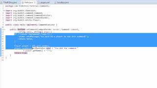 How to Make a Bukkit/Spigot Plugin | Episode 3 | Multiple Commands and Executors