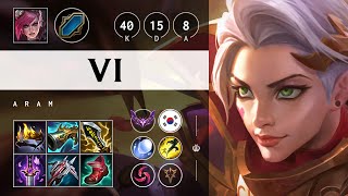 Vi ARAM: Quadra Kill, Dominating - KR Master Patch 14.24