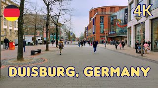 Duisburg City Germany, Tour in Duisburg in Deutschland 4k