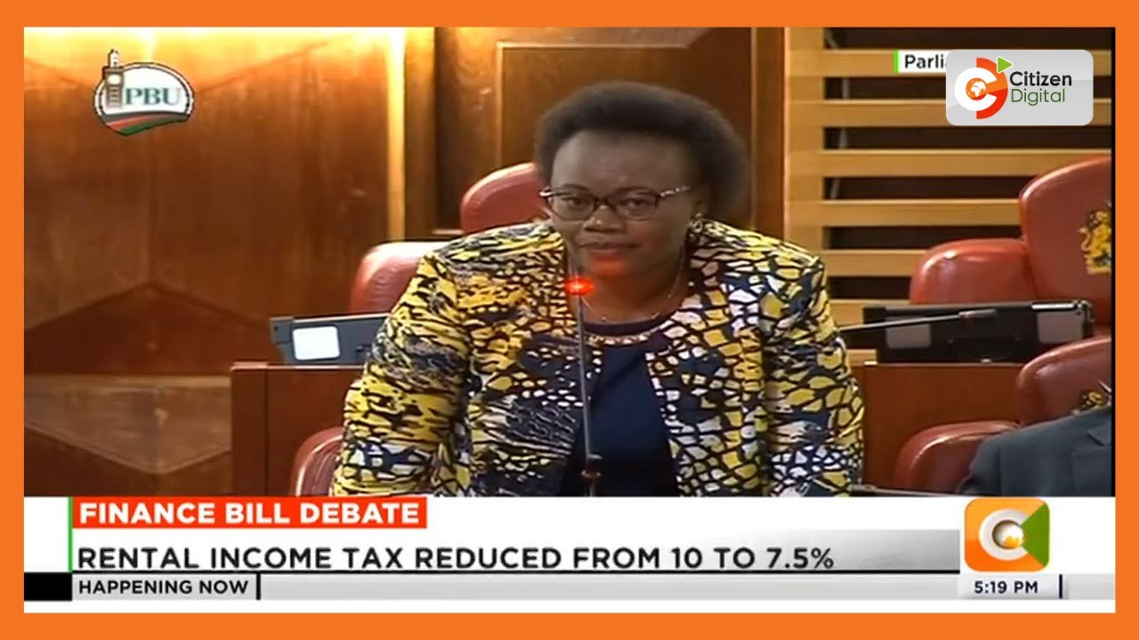 MP Gathoni Wamuchomba Making Her Contributions On The 2023 Finance Bill ...