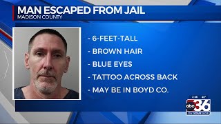 KSP: Madison Co. inmate escapes custody