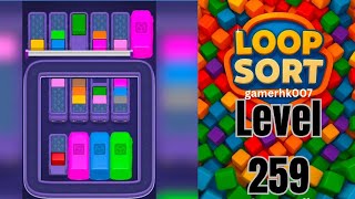 Loop Sort Level 259 Super Hard level Walkthrough Solution