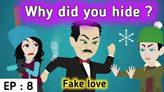 Fake love part 8 | Stories in English | Animated stories | Learn English | Sunshine English