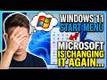 Microsoft is Changing The Windows 11 Start Menu Again...