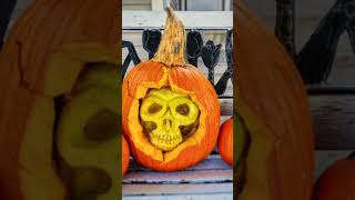 #Pumpkin #carving #halloween #trending #shorts #skeleton #october #fall #trending #scary #carve