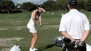 Sandra Gal Golf Swing