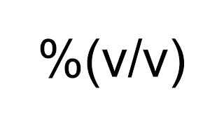 PORCENTAJE VOLUMEN-VOLUMEN | Química básica