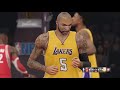 nba 2k15 season mode houston rockets vs los angeles lakers ps4 hd 1080p60fps