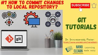#7 Git Tutorials for beginners - How to commit changes to Local repository?