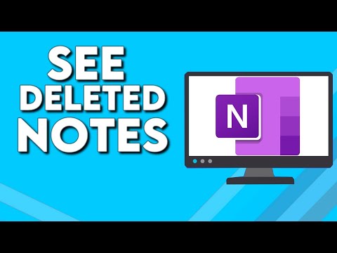 How To Find And See Deleted Notes on Microsoft OneNote