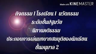 กิจกรรม 1 โรงเรียน 1 วิธีปฏิบัติที่ดี (ปฐมวัย)ร.ร.วัดปากปรน