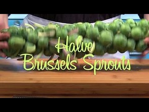 How to Trim and Halve Brussels Sprouts How to Trim and Halve Brussels Sprouts