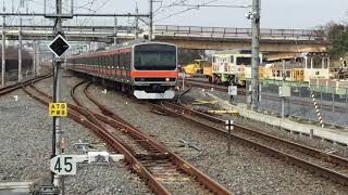 武蔵野線　E231系　吉川美南駅停車シーン