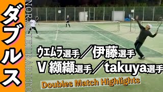 【ダブルス】１セットマッチ｜Doubles one set full match.