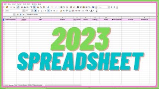 2023 Reading Spreadsheet | Walkthrough and Link