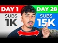 My YouTube journey | How I gained 15k subs in 28 days!