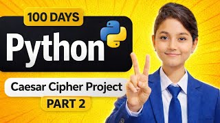 Caesar Cipher Game in Python 🔐 | Part 2 | Python Mini Project