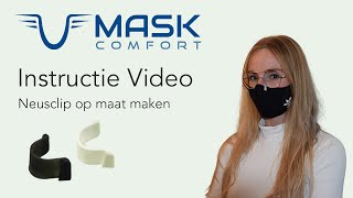 Mask Comfort Instructie Video op Maat maken Neusclip voor Mondkapje