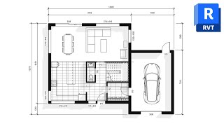 Revit 2023 Tutorial - Complete Floor Plan 🏠