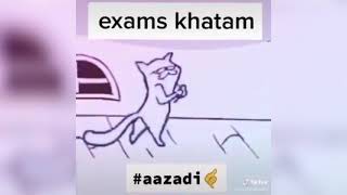 exam over status🤪 | exam khatam whatsApp status | #azaadi #shorts #youtube_shorts