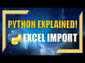 Python: How to Import Microsoft Excel Files!