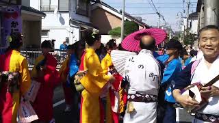 蟹江本町神明社秋の大祭　北之町町内会の道踊り（平成29年９月）