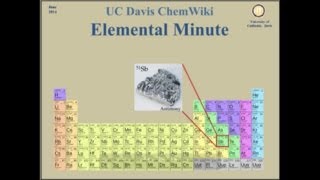 ChemWiki Elemental Minute: Antimony (Overview)