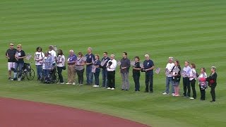 MIL@PIT: Brewers, Pirates remember the events of 9/11