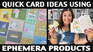 Stamping Jill - Quick Card Ideas Using Ephemera Products