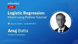 Logistic Regression Model using Python | Machine Learning Algorithms | AI-ML Training | Edureka