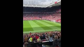 This is how Old Trafford welcomed Cristiano Ronaldo😍🔥🔥IVA RONALDO🔴🔴👑