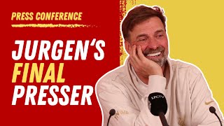 Jurgen Klopp's emotional FINAL LFC pre-match press conference | Liverpool vs. Wolves