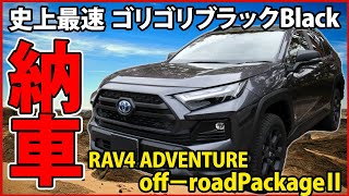 【納車】RAV4オフロードパッケージⅡゴリゴリブラック内外装徹底レビュー