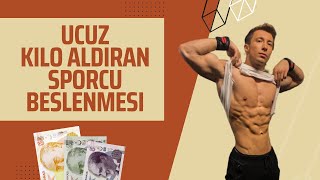 UCUZ KİLO ALDIRAN BESLENME PROGRAMI | 3000 KALORİLİK BULK DİYETİ | UCUZ SPORCU BESLENME PLANI | 2022