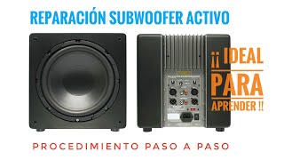 Reparación Subwoofer Activo.- TAPCO SW-10.- Procedimiento paso a paso...!!SOLUCIONADO¡¡