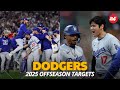 “Dodgers 2025 Offseason Targets: Juan Soto, Roki Sasaki & More Big Moves!”