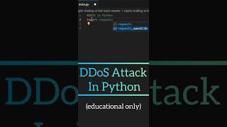 DDoS Attack in Python (educational purposes only)