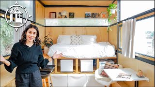 She Built a Beautiful TINY HOUSE for only $12,384!