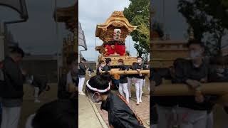 令和２年10月18日大阪南河内健水分神社秋祭り富田林市『南別井町』小屋だし