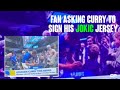 Fan TRIED To Ask Steph Curry To Sign His Jokic Jersey 😂 | Highlights #Shorts