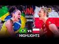 🇧🇷 BRAZIL vs POLAND 🇵🇱 | Highlights | Women's VNL 2024