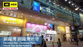 【HK 4K】銅鑼灣 銅鑼灣地帶 | Causeway Bay - Causeway Place | DJI Pocket 2 | 2021.11.13