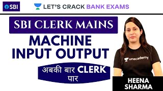 Machine Input-Output | Reasoning | Target SBI PO/Clerk 2020 | Heena Sharma