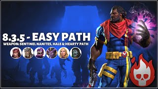 MCOC: Act 8.3.5 - Easy Path For Completion - Omega Sentinel Vs Bishop - 2023