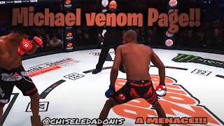 Michael Venom Page IS A MENACE IN THE OCTAGON!! (REACTION)