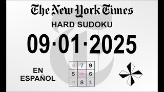 NOW HARD Sudoku 09-01-2025