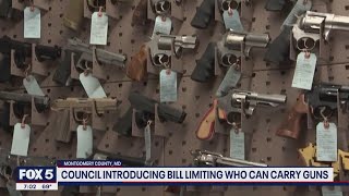 Montgomery County introducing bill limiting who can carry guns | FOX 5 DC