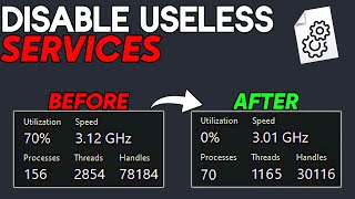 OPTIMIZE Windows for Gaming & Performance By DISABLE these SERVICES - 2024 Ultimate Update Guide